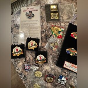 St. Louis Cardinals Baseball Collectible Pins Set